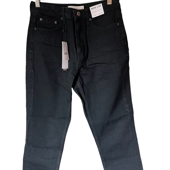Topshop Denim - NWT Topshop Black Straight Leg High Waist Jeans